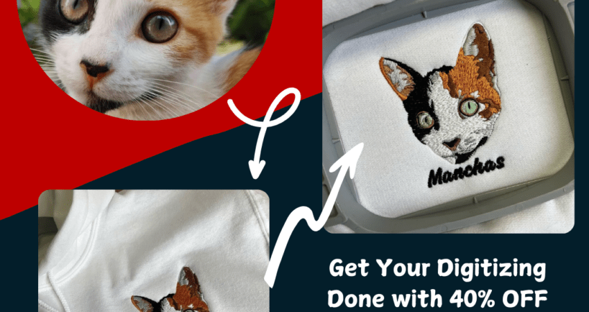 We are Delivering More than expected digitizing for embroidery