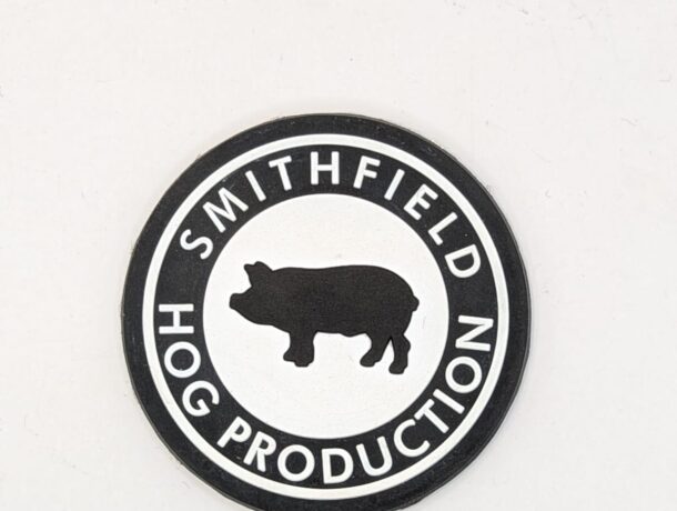 Custom PVC patch with logo by Patchefy, durable and waterproof